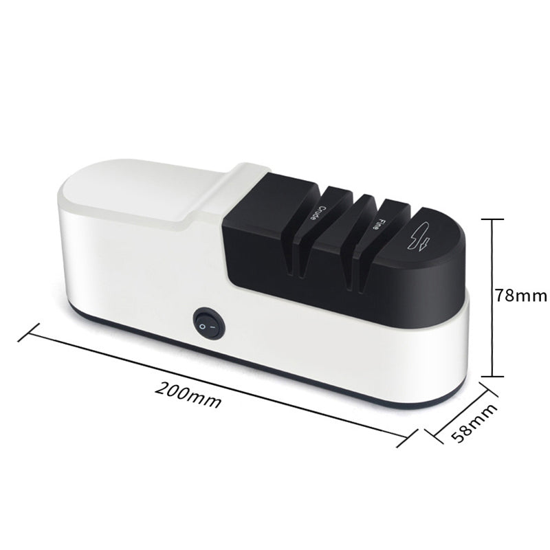 USB Rechargeable Electric Knife Sharpener High Precision Household Knife Sharpener