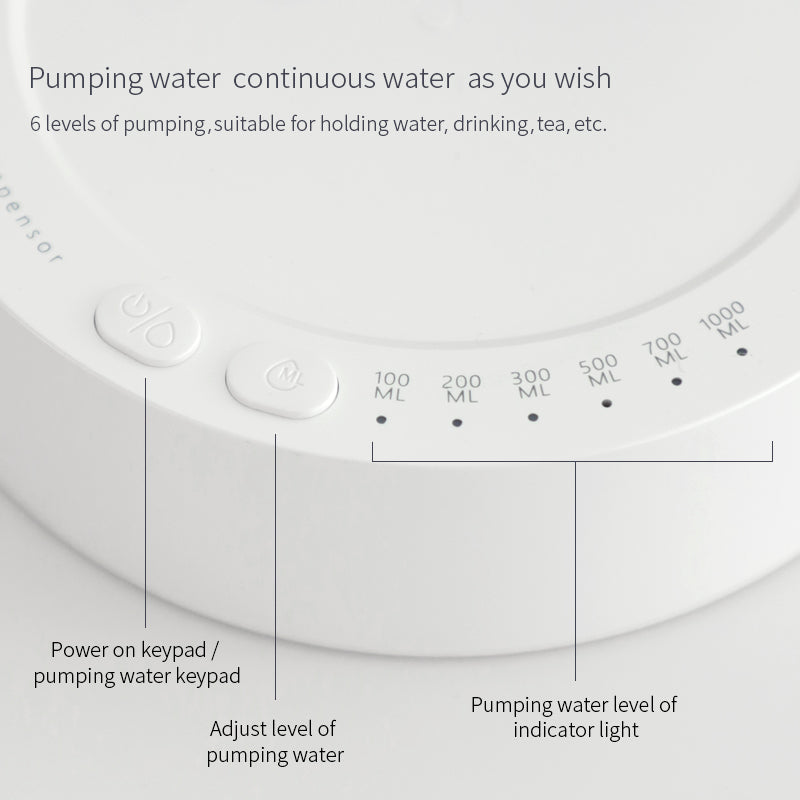 Rechargeable Water Pump Dispenser With Stand