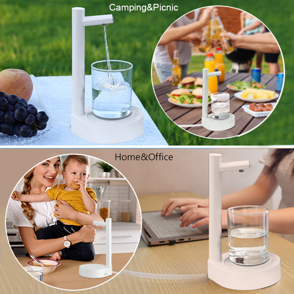 Rechargeable Water Pump Dispenser With Stand